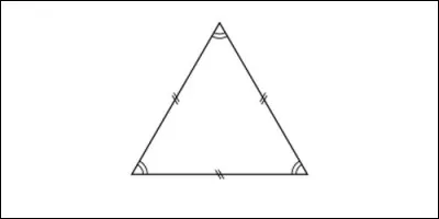 Comment s'appelle un triangle dont les trois côtés sont égaux ?