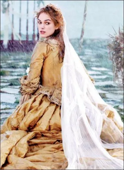 Dans quel film Keira Knightley porte-t-elle cette robe d'poque clatante ?