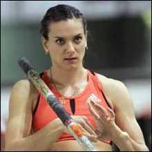 Trs grande athlte et dtentrice du record mondial du saut  la perche, la russe Yelena Isinbayeva est appele...
