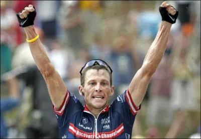Lance Armstrong, qui a remport le plus de fois le Tour de France (sept fois), est surnomm...
