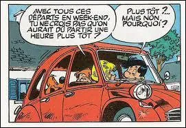 Pourquoi ? C'est une bonne question ! Mais moi, je vais vous en poser une autre ! Dans quelle voiture sont-ils ?