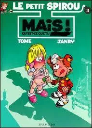 Sur cette couverture comportant une question, un mot a t dissimul ! Retrouvez-le ! 'Mais qu'est-ce que tu... '