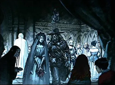 Quel fantme a eu l'ide d'inviter des humains  son anniversaire de mort ?