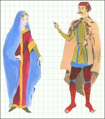 A quelle poque correspondent ces costumes ? (CLIQUEZ sur l'image pour l'agrandir)