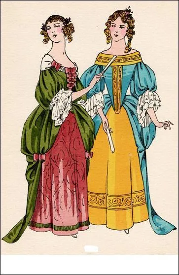 A quelle poque correspondent ces costumes ? (CLIQUEZ sur l'image pour l'agrandir)