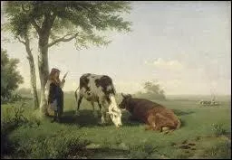 A quel peintre doit-on cette toile ayant pour titre ' Paturage ' ?