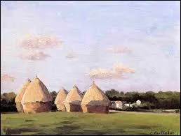 Quel artiste est l'auteur de ce tableau, ' Paysage de moissons ' ?