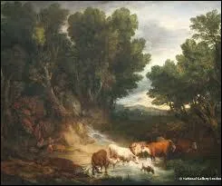 A quel peintre britannique doit-on ce tableau ' Le point d'eau ' ?