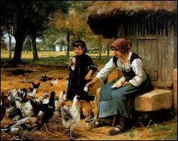 Plus connu aux Etats-Unis qu'en France. Quel peintre naturaliste a ralis ' Le repas des poules ' ?