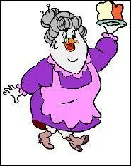 Issue du monde de Picsou ( Disney), c'est Mamie...