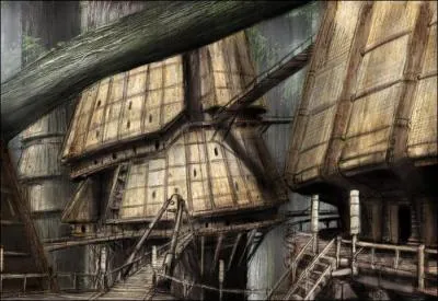 Sur quelle plante se situe cet endroit ?