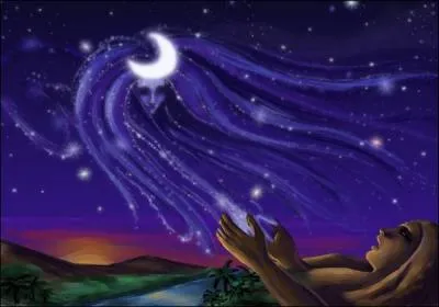 Qui est cette desse (en haut) ?