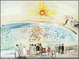 Qui a peint 'Coucher de soleil sur Sainte Adresse' ?