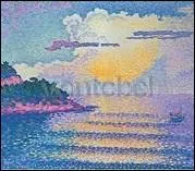 Qui a peint 'Coucher de soleil au-dessus de la mer' ?