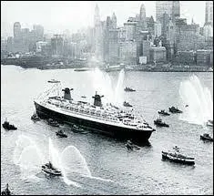 Quel clbre tableau est transport aux Etats-Unis par le ' France ' lors de sa premire traverse transatlantique en dcembre ?