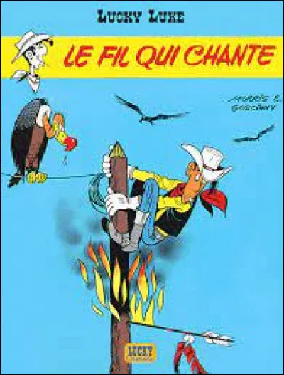 Dans quel album est-il question de l'installation du télégraphe ?