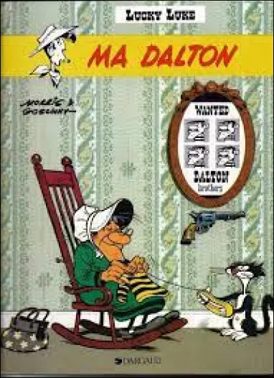 Comment s'appelle le chat de Ma Dalton, la mère des quatre bandit ?