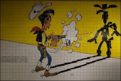 Lucky Luke est connu pour tirer plus vite que ... ?