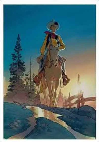 Quelle est la couleur du cheval de Lucky Luke ?