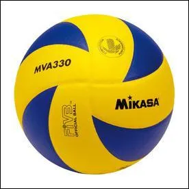 Un ballon de Volley de ligue professionnelle est recouvert de...