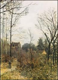 De quel peintre impressionniste est cette toile ' Automne à Louveciennes ' ?