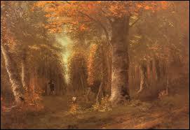 Qui a peint ' La forêt en automne ' ?