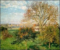 Qui est l'auteur de ce tableau ' Matin d'automne  Eragny ' ?