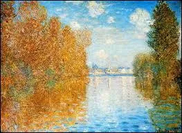 A quel peintre impressionniste devons-nous ' Effet de l'automne  Argenteuil ' ?
