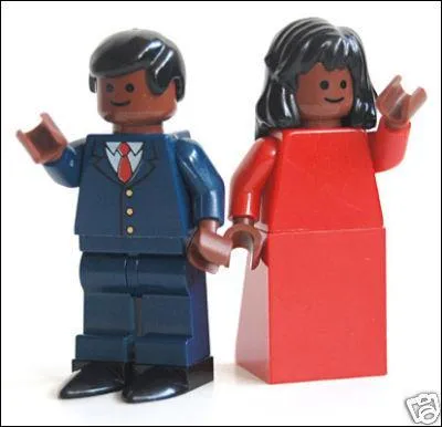 Vous avez reconnu le couple prsidentiel amricain, Barack et... .