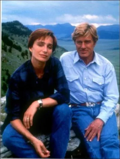 Robert Redford ne murmure pas seulement � l'oreille de Kristin Scott Thomas mais aussi dans celle des...