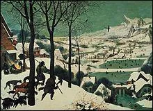 Quel clbre peintre flamand du XVIe sicle, appell l'Ancien, a peint 'Chasseurs dans la neige' ?