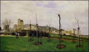 Quel peintre impressionniste est l'auteur de la toile 'Vue de Montmartre de la Cit des fleurs, les Batignolles' ?