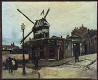 Quel peintre hollandais a reprsent le Moulin de la Galette ?