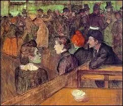 Quel peintre ayant beaucoup frquent les cabarets de Montmartre a reprsent le Moulin de la Galette ?