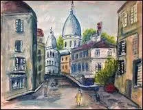 Quel peintre holladais a reprsent Montmartre et le Sacr Coeur ?