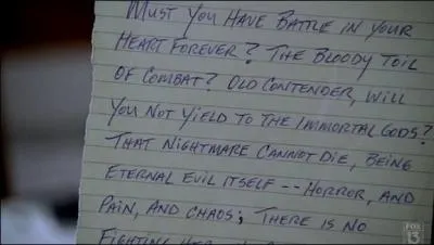 Saison 4 - Qui a crit cela ?