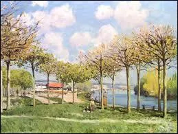 Peintre britannique du 19eme sicle, il est l'auteur de cette toile ' La Seine  Bougival ' :