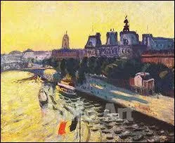Qui a peint vers 1924 ' La Seine  Paris ' ?