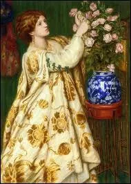 Quel peintre britannique a cr ce tableau ' Mona Rosa ' ?