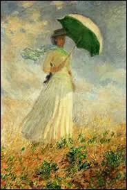 Qui est l'auteur de cette ' Femme  l'ombrelle tourne vers la droite ' ?