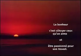 'Ce que je vous commande c'est de vous ... ... les uns les autres'.