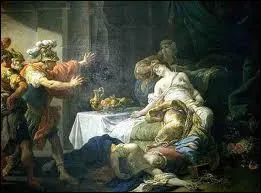 Que fait Antoine lorsqu'il apprend le faux suicide de Cloptre ?