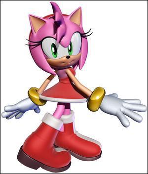 Première demoiselle dans 'Sonic', elle est sans aucun doute amoureuse de celui-ci.