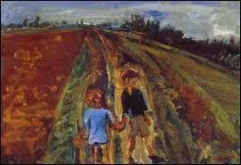 Qui a peint 'Deux enfants sur la route' ?