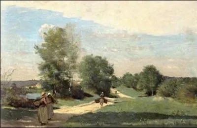 Qui a peint 'La route au bord de l'eau' ?