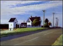 Quel peintre amricain a reprsent 'Route 6 Eastham' ?