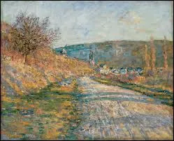 Qui a peint 'Route de Vtheuil' ?