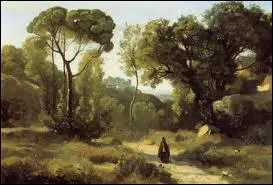 Qui a peint 'Un moine sur la route' ?