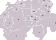 Quiz Les cantons suisses : carte muette