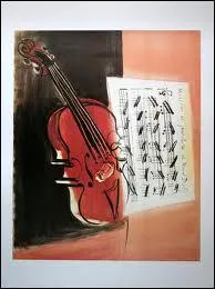 Qui a ralis ce tableau ' Le violon rouge ' ?